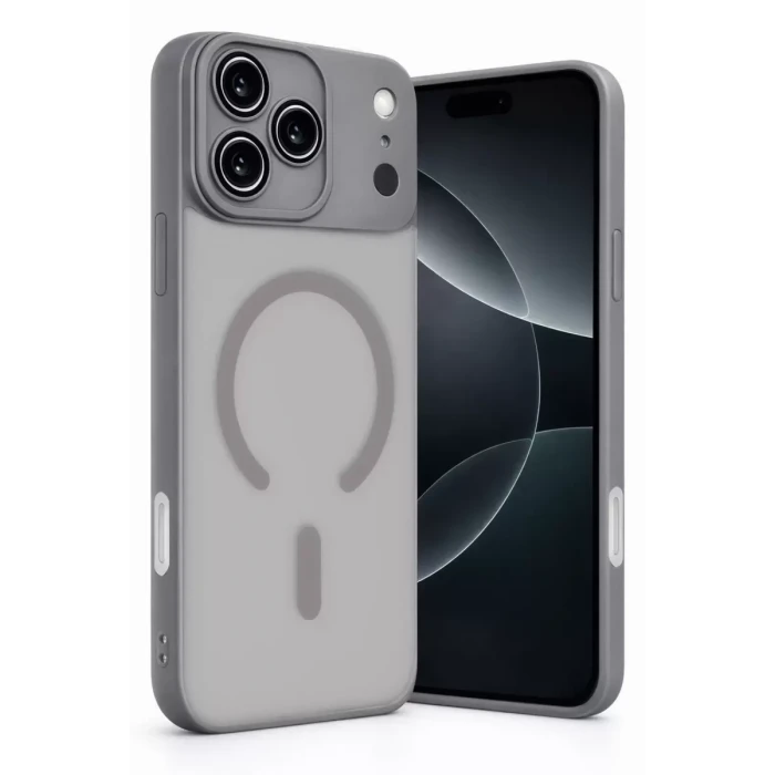 Newface Apple iPhone 17 Pro Max Jota Lensli Magsafe Kapak - Titan Gri