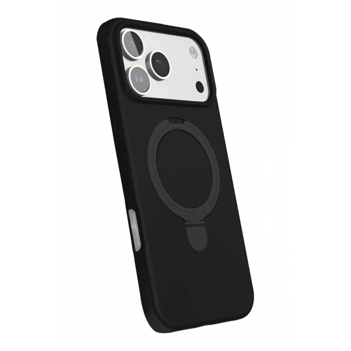 Newface Apple iPhone 17 Pro Max Regal Magsafe Standlı Kapak - Siyah