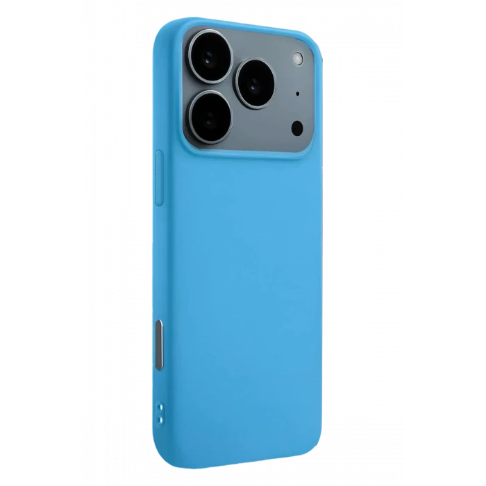 Newface Apple iPhone 17 Pro Nano içi Kadife Silikon - Mavi
