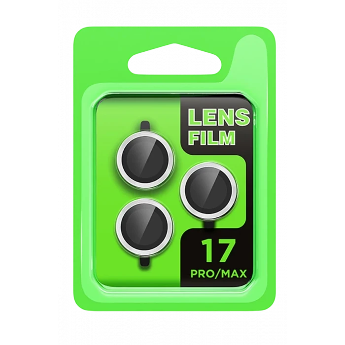Newface Apple iPhone 17 Pro Raze Metal Kamera Lens - Gümüş