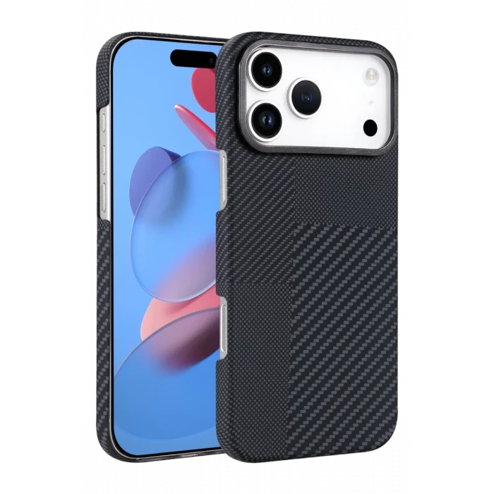 Newface Apple iPhone 17 Pro Vega Magsafe Kapak - Siyah