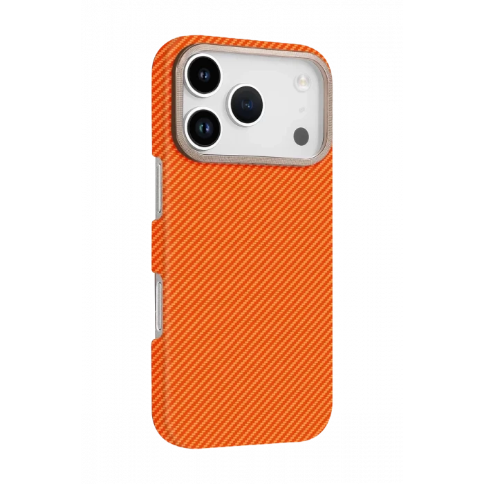 Newface Apple iPhone 17 Pro Vega Magsafe Kapak - Turuncu