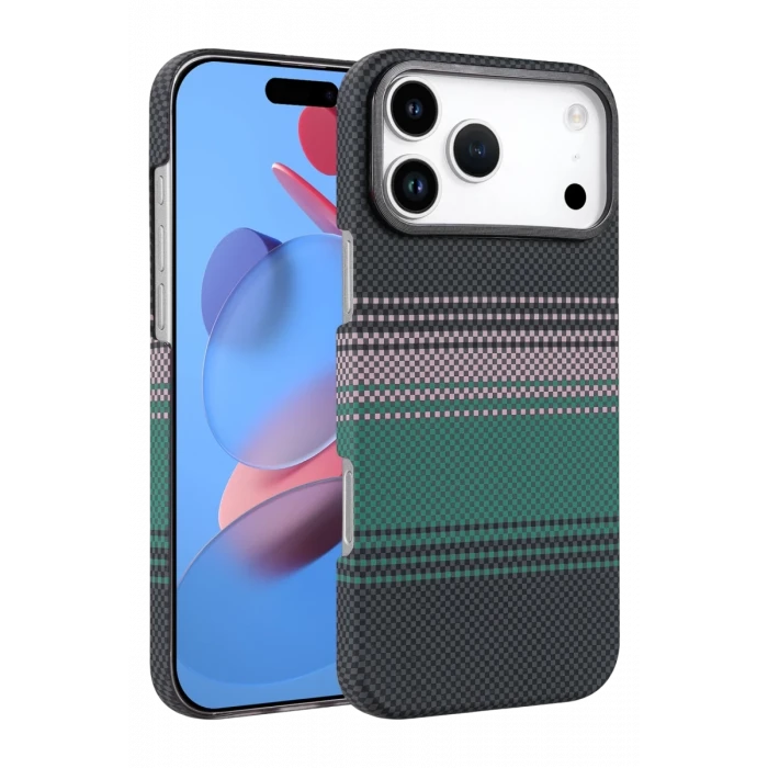 Newface Apple iPhone 17 Pro Vega Magsafe Kapak - Yeşil