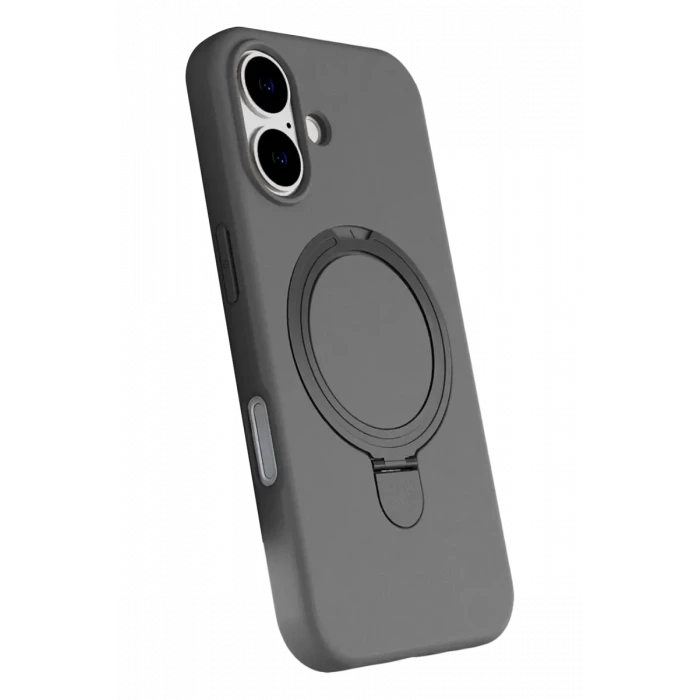 Newface Apple iPhone 17 Regal Magsafe Standlı Kapak - Titan Gri