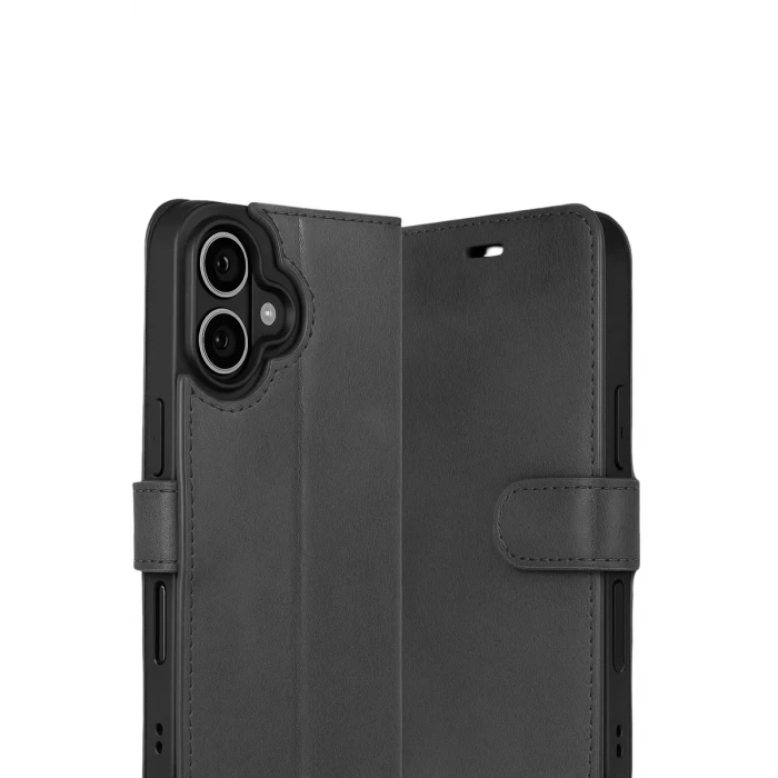 Newface Apple iPhone 17 Trend S Plus Kapaklı Kılıf - Siyah
