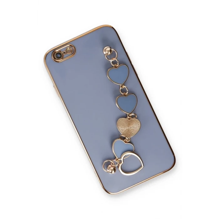 Newface Apple iPhone 6 Kılıf Esila Silikon - Gri