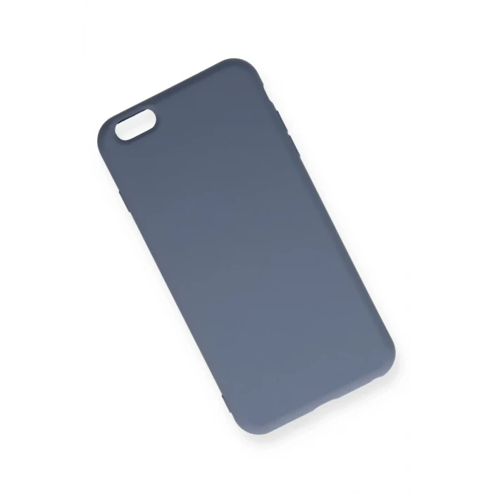Newface Apple iPhone 6 Plus Kılıf Nano içi Kadife Silikon - Gri