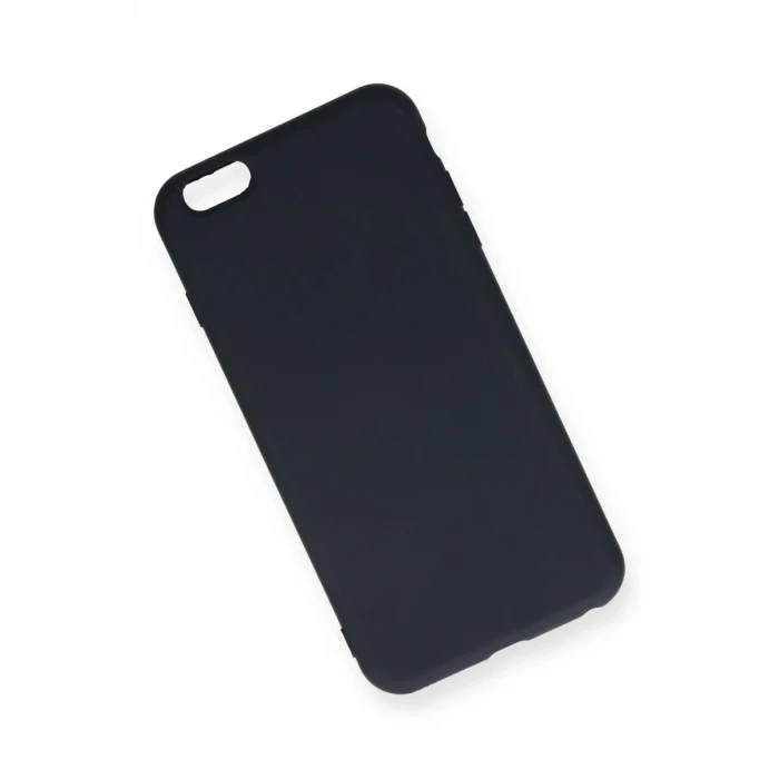 Newface Apple iPhone 6 Plus Kılıf Nano içi Kadife Silikon - Lacivert