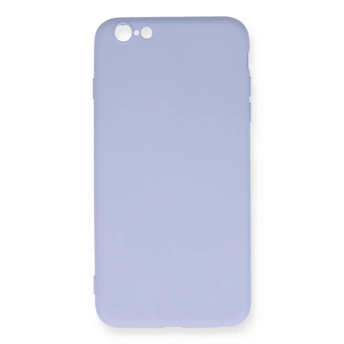 Newface Apple iPhone 6 Plus Kılıf Nano içi Kadife Silikon - Lila