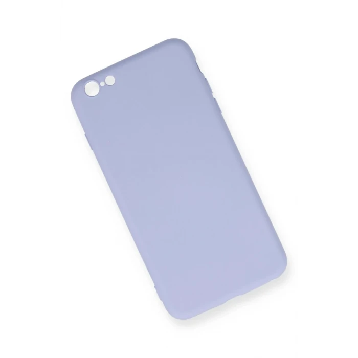 Newface Apple iPhone 6 Plus Kılıf Nano içi Kadife Silikon - Lila