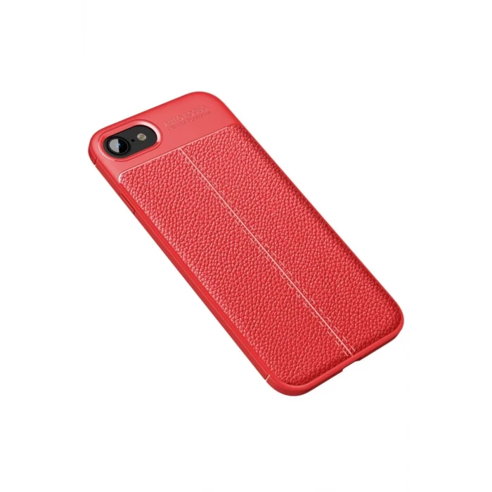 Newface Apple iPhone 7 Kılıf Auto Focus Kapak - Kırmızı