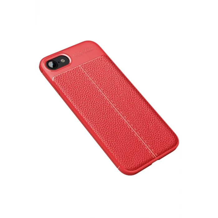 Newface Apple iPhone 7 Kılıf Auto Focus Kapak - Kırmızı