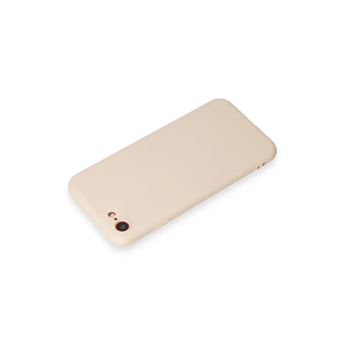 Newface Apple iPhone 7 Kılıf First Silikon - Krem