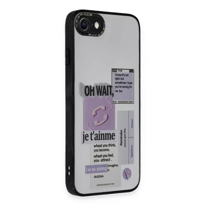 Newface Apple iPhone 7 Kılıf Mirror Desenli Kapak - Mirror - 4