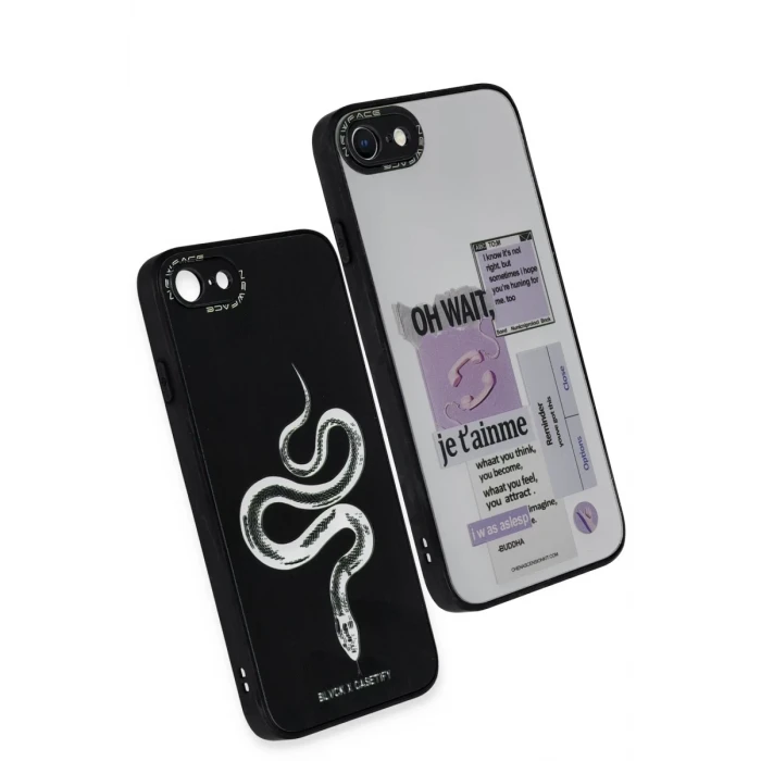 Newface Apple iPhone 7 Kılıf Mirror Desenli Kapak - Mirror - 4