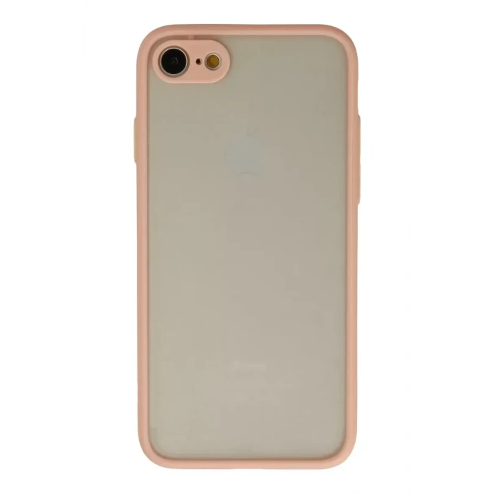 Newface Apple iPhone 7 Kılıf Montreal Silikon Kapak - Pembe