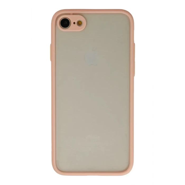 Newface Apple iPhone 7 Kılıf Montreal Silikon Kapak - Pembe