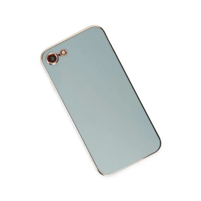 Newface Apple iPhone 7 Kılıf Volet Silikon - Açık Yeşil