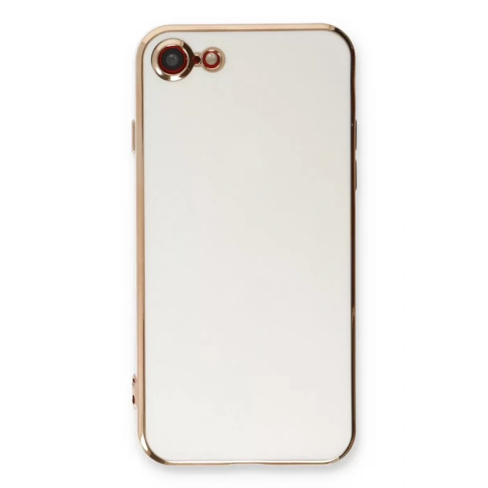 Newface Apple iPhone 7 Kılıf Volet Silikon - Beyaz