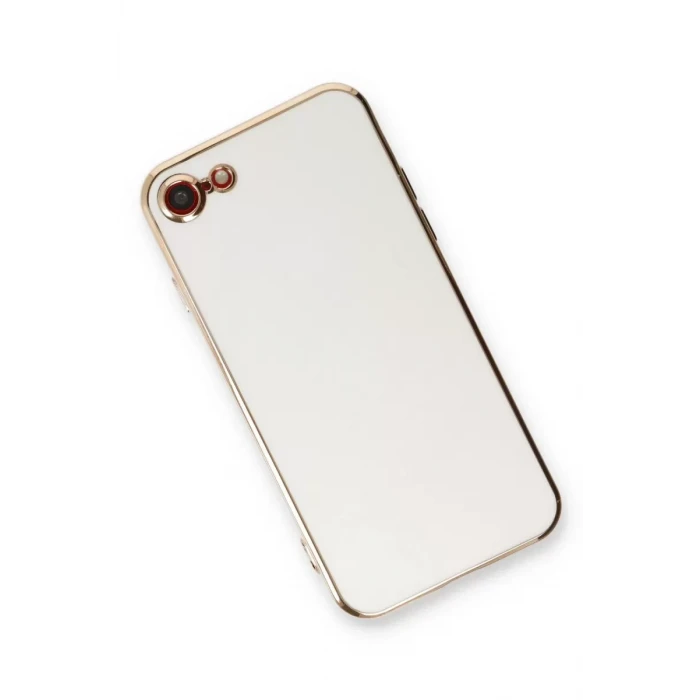 Newface Apple iPhone 7 Kılıf Volet Silikon - Beyaz