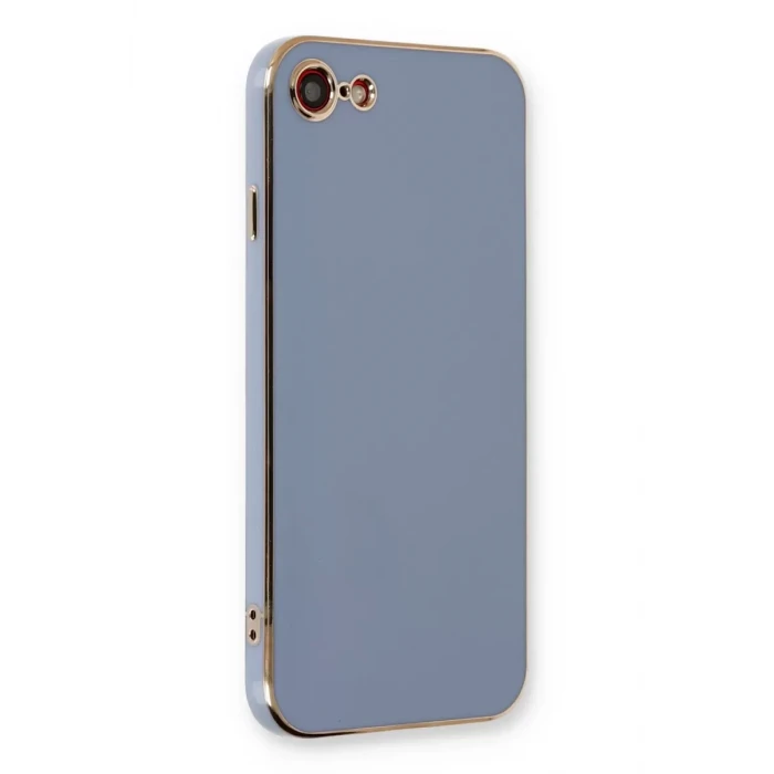 Newface Apple iPhone 7 Kılıf Volet Silikon - Mavi