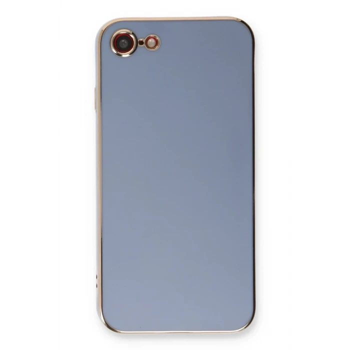 Newface Apple iPhone 7 Kılıf Volet Silikon - Mavi