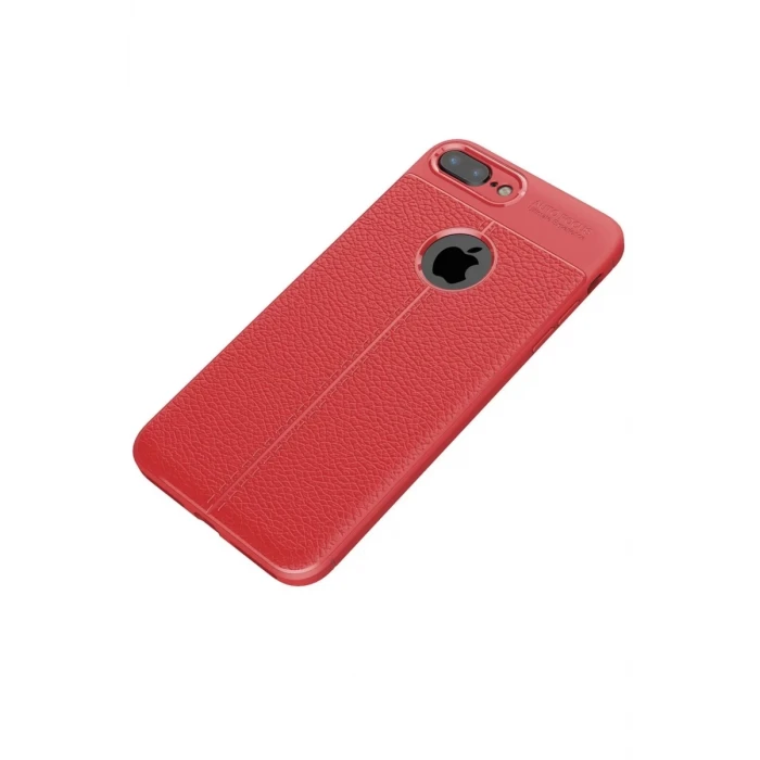 Newface Apple iPhone 7 Plus Kılıf Auto Focus Kapak - Kırmızı