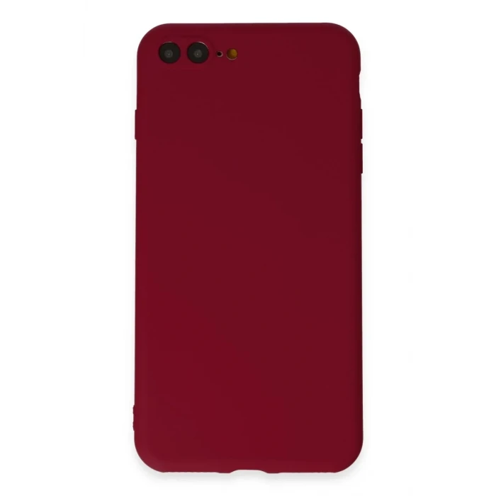 Newface Apple iPhone 7 Plus Kılıf First Silikon - Bordo