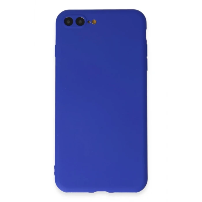 Newface Apple iPhone 7 Plus Kılıf First Silikon - Koyu Mavi