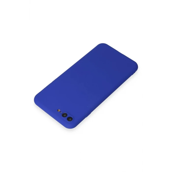 Newface Apple iPhone 7 Plus Kılıf First Silikon - Koyu Mavi