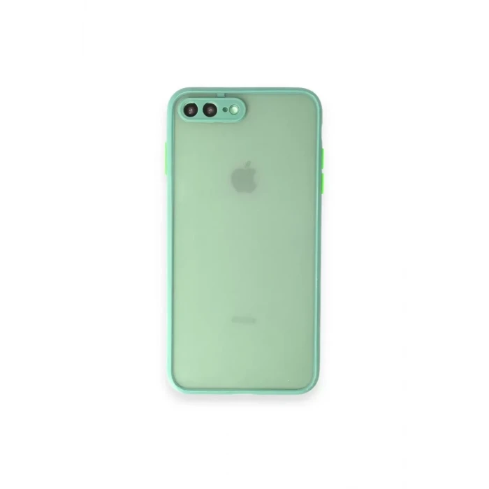 Newface Apple iPhone 7 Plus Kılıf Montreal Silikon Kapak - Turkuaz