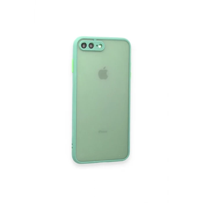 Newface Apple iPhone 7 Plus Kılıf Montreal Silikon Kapak - Turkuaz