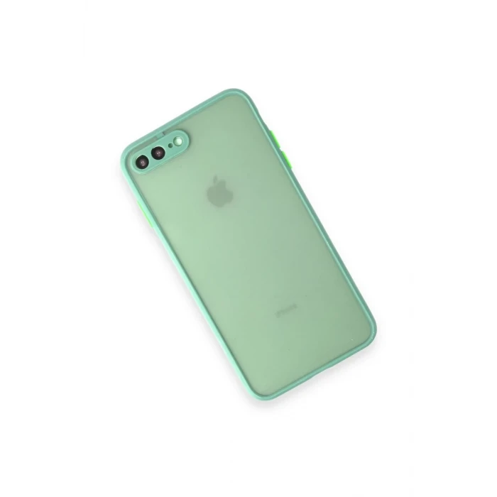 Newface Apple iPhone 7 Plus Kılıf Montreal Silikon Kapak - Turkuaz