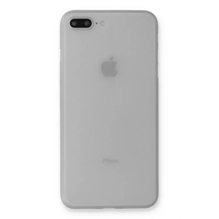 Newface Apple iPhone 7 Plus Kılıf PP Ultra İnce Kapak - Beyaz