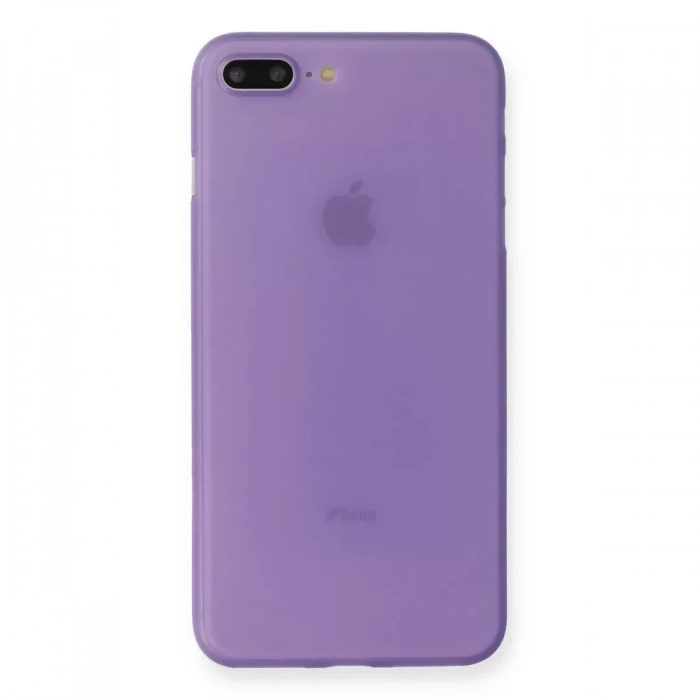 Newface Apple iPhone 7 Plus Kılıf PP Ultra İnce Kapak - Mor