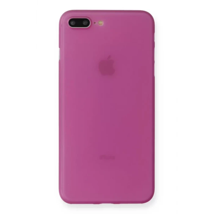 Newface Apple iPhone 7 Plus Kılıf PP Ultra İnce Kapak - Pembe