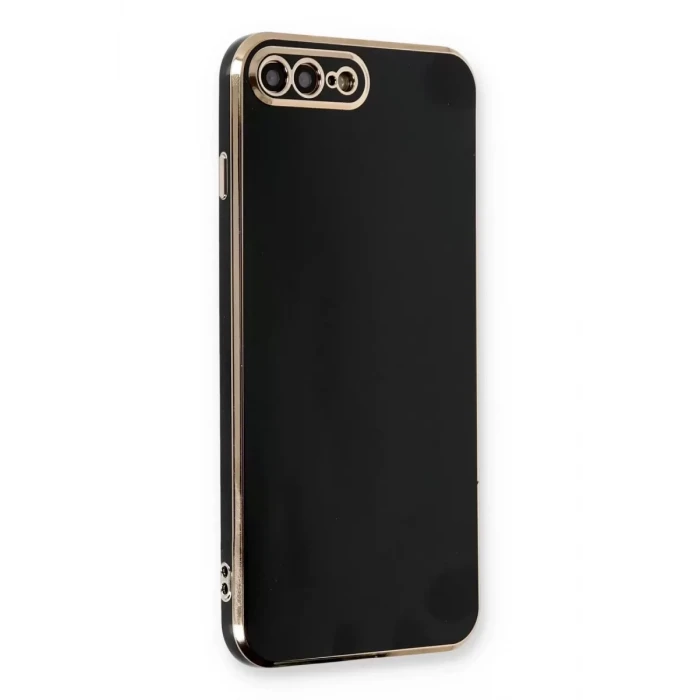 Newface Apple iPhone 7 Plus Kılıf Volet Silikon - Siyah