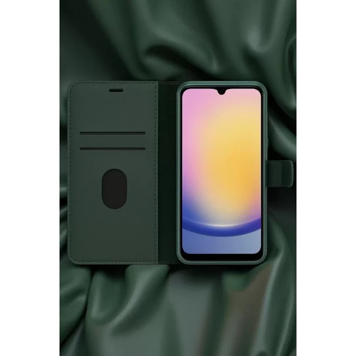 Newface Apple iPhone 7 Trend S Plus Kapaklı Kılıf - Yeşil