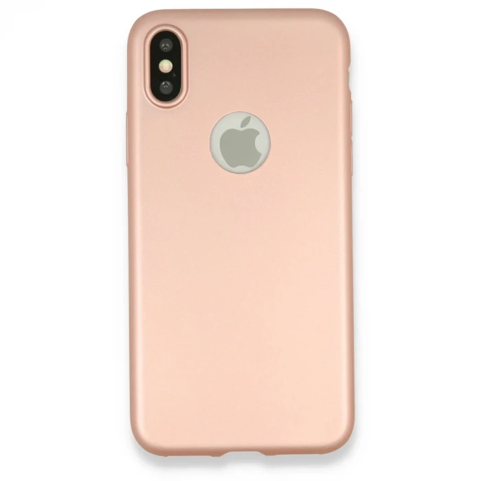 Newface Apple iPhone X Kılıf First Silikon - Rose Gold