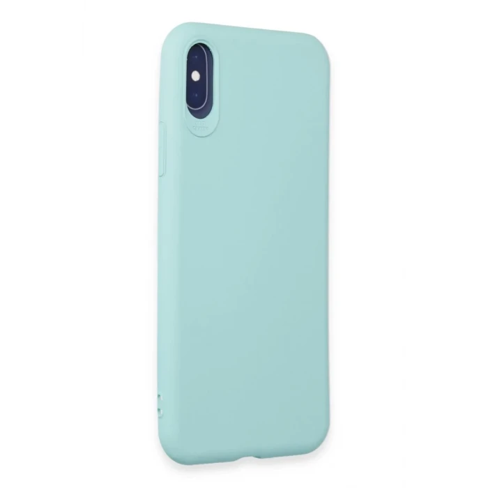 Newface Apple iPhone X Kılıf First Silikon - Turkuaz