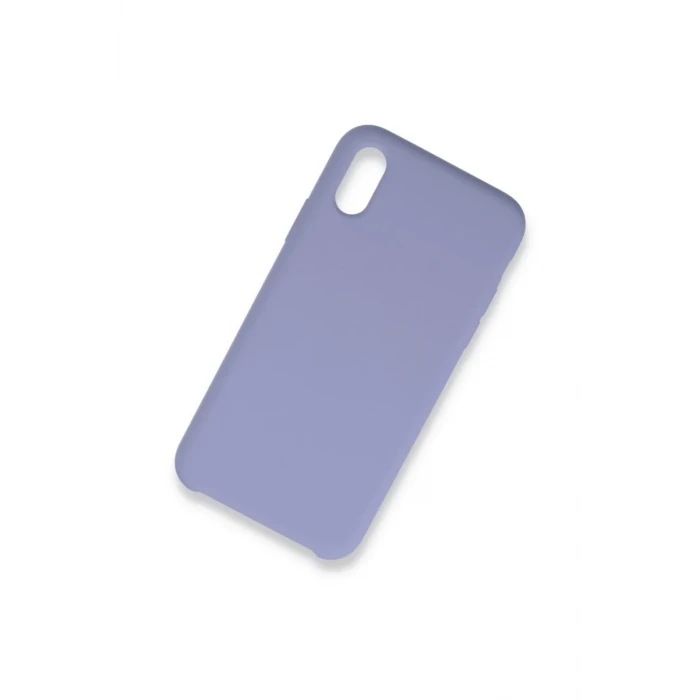 Newface Apple iPhone X Kılıf Lansman Legant Silikon - Lila