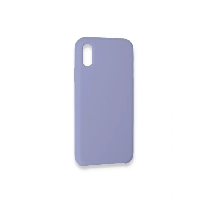 Newface Apple iPhone X Kılıf Lansman Legant Silikon - Lila