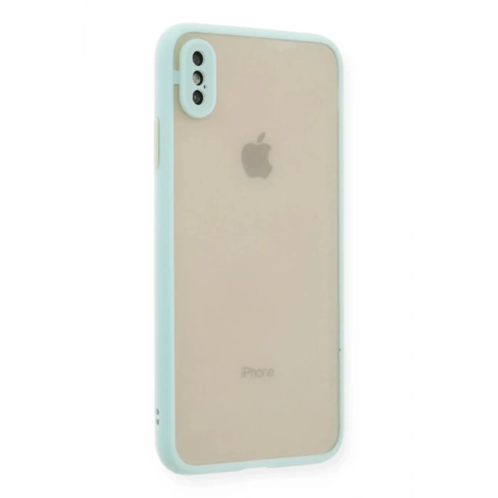 Newface Apple iPhone X Kılıf Montreal Silikon Kapak - Turkuaz