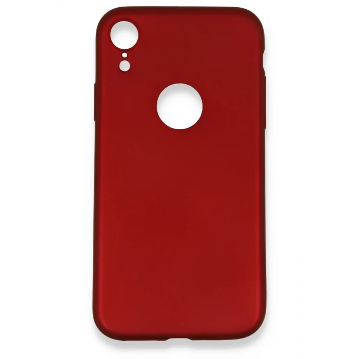 Newface Apple iPhone XR Kılıf First Silikon - Bordo