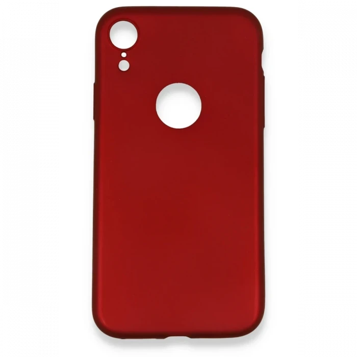 Newface Apple iPhone XR Kılıf First Silikon - Bordo