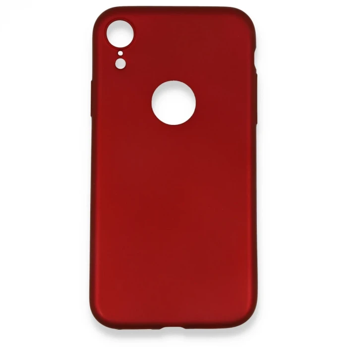 Newface Apple iPhone XR Kılıf First Silikon - Bordo