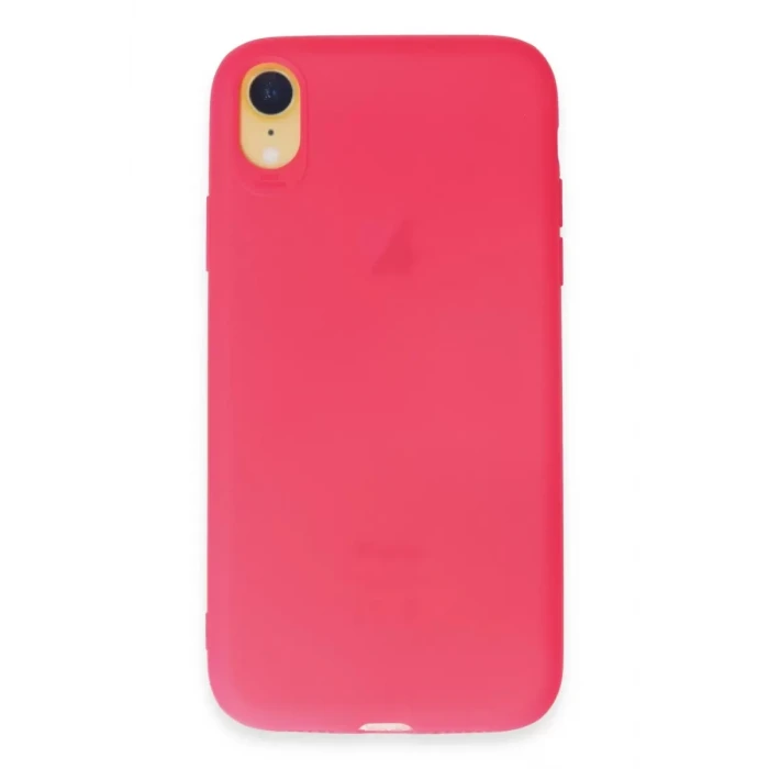 Newface Apple iPhone XR Kılıf First Silikon - Pembe