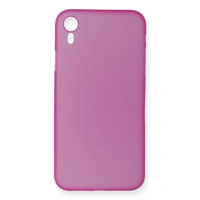 Newface Apple iPhone XR Kılıf PP Ultra İnce Kapak - Pembe