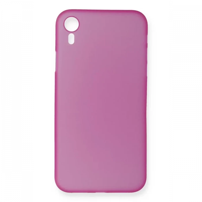 Newface Apple iPhone XR Kılıf PP Ultra İnce Kapak - Pembe