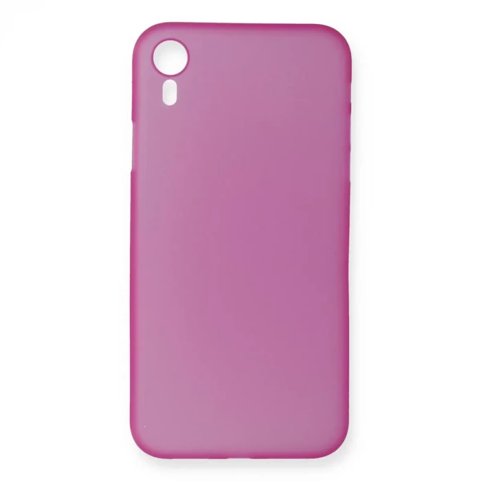 Newface Apple iPhone XR Kılıf PP Ultra İnce Kapak - Pembe